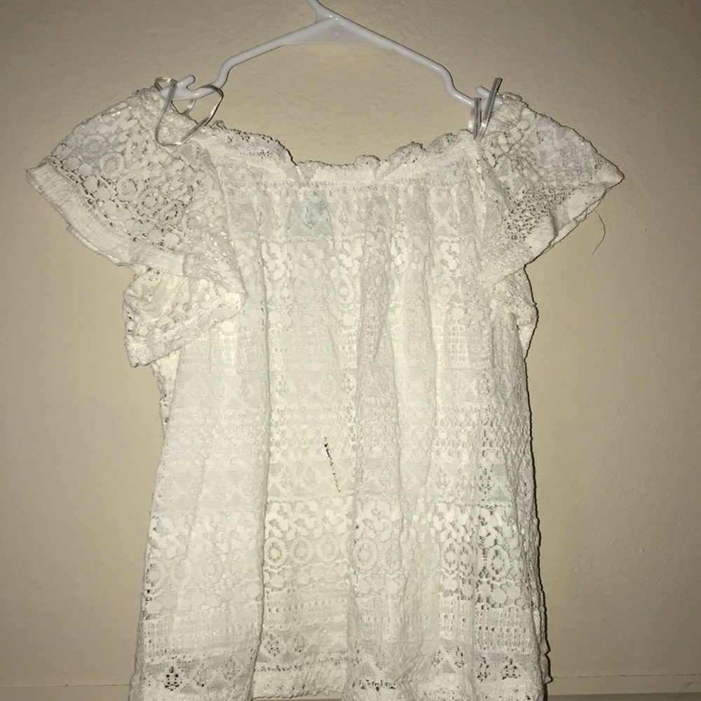 Topshop crotchet crop